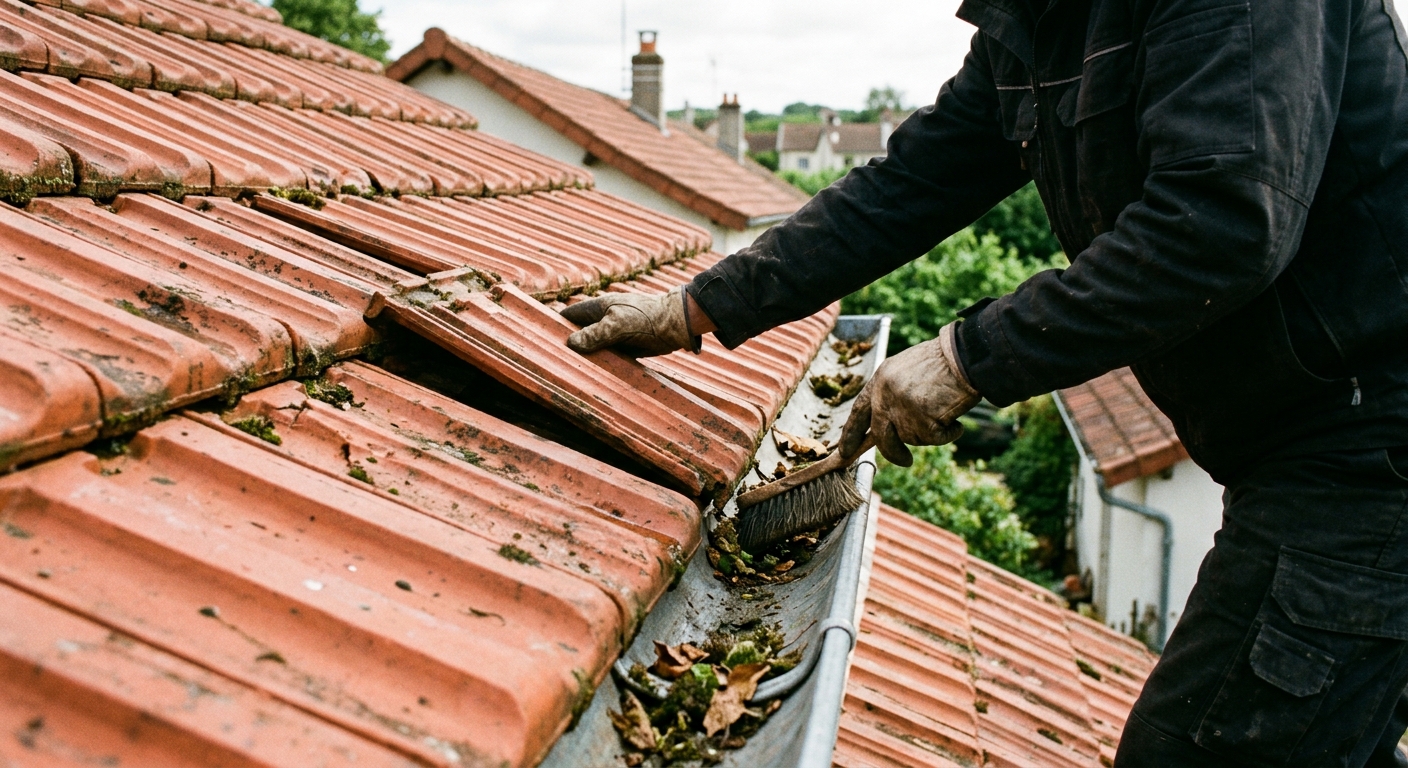 Inspection et entretien régulier d'une toiture par un couvreur à Paris 20